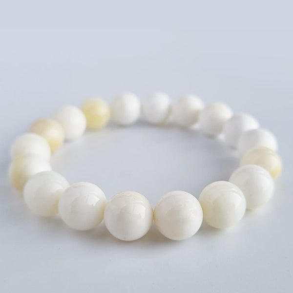 Tridacna bracelet collection. Genuine natural and unheated gemstone with Certificate of Authenticity