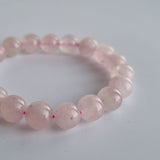 Rose Quartz Bracelet Collection #2. 100% genuine natural gemstone jewellery with Certificate of Authenticity by SOL Home ® (Feng Shui)