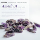 100g natural crystal tumbled pebbles for healing, positivity and DIY