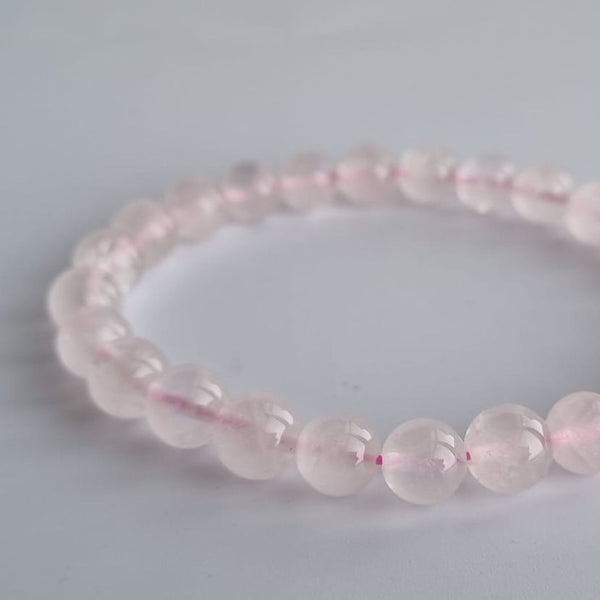 Rose Quartz Bracelet Collection #2. 100% genuine natural gemstone jewellery with Certificate of Authenticity by SOL Home ® (Feng Shui)