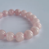 Rose Quartz Bracelet Collection #1. 100% genuine natural gemstone jewellery with Certificate of Authenticity by SOL Home ® (Feng Shui)