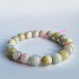 Morganite beads strand, beads and charms for DIY necklace & DIY jewellery. 100% natural with Certificate of Authenticity