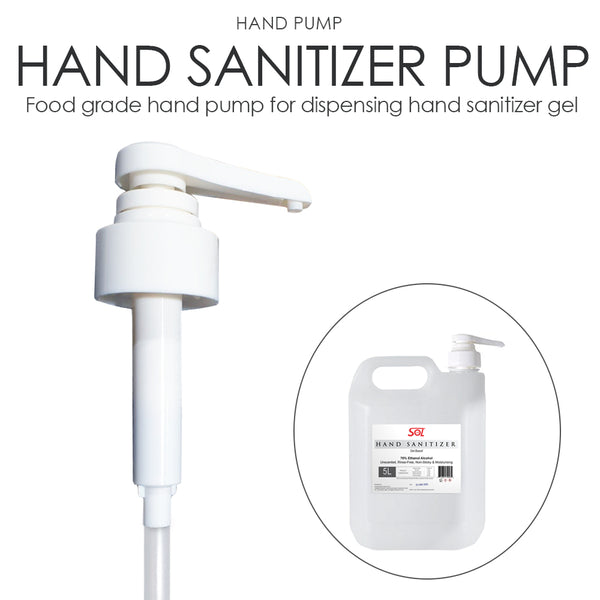 Hand Pump for SOL Home 5L Hand Sanitizer Gel. Snaps into place and use. Minimise wastage By SOL Home (DIY)