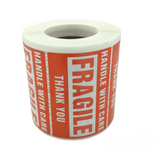 500pcs-Fragile Sticker 75mm x 50mm / 2 x 3 inches by SOL Home (Ecommerce Supplies)