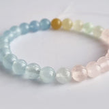 [NEW] Morganite bracelet series. 100% natural gemstone with Certificate of Authenticity by Shoponlinelah (Feng Shui)