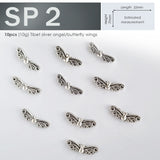 10g Tibet Silver Angel Wings Bead Spacer for DIY, charm and accessories