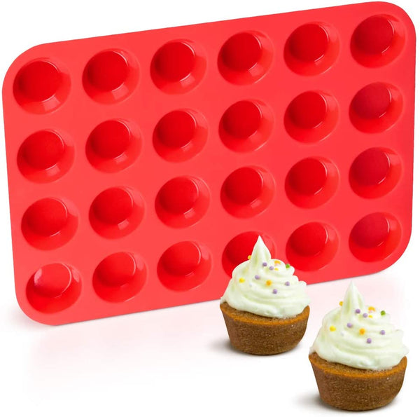 Silicone Mini 24 Cupcake Mould by SOL Home ® (Kitchen)