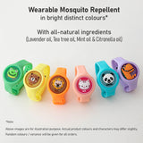 [Buy 1 free 1] Wearable mosquito repellent with all-natural essential oils. Colourful bracelet wrist strap, Protect against mosquito bites and prevent dengue By SOL Home ® (DIY)