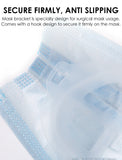 5pcs Adult 3D Mask Bracket For Surgical Mask Anti Humid, Enhance Breathing prevent suffocation, prevent pimples & skin irritation & glasses from fogging up Washable & Reusable by SOL Home ® (Health and Beauty)