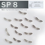 10g Tibet Silver Angel Wings Bead Spacer for DIY, charm and accessories