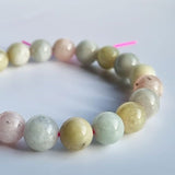 Morganite beads strand, beads and charms for DIY necklace & DIY jewellery. 100% natural with Certificate of Authenticity