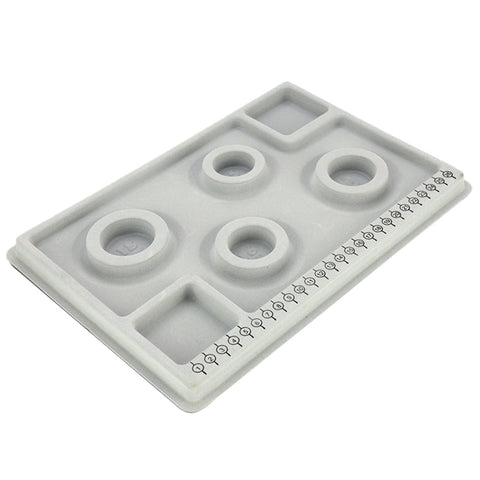 DIY Jewelry Bracelet Necklace Making Organiser Tray DIY Craft Tool Flocked Bead Board By SOL Home ® (DIY)