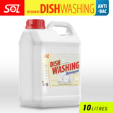 Anti-bacterial Dish Washing 10L Detergent by SOL Home ® (Cleaning Supplies)