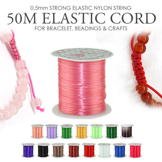 1roll 0.6mm DIY Nylon String For Bracelets, Beading, Necklaces