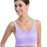Modesty Comfort Bra with removable bra pads protect modesty with lace up cover by SOL Home ® (Clothing Basics)