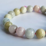Morganite beads strand, beads and charms for DIY necklace & DIY jewellery. 100% natural with Certificate of Authenticity