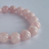 Rose Quartz Bracelet Collection #1. 100% genuine natural gemstone jewellery with Certificate of Authenticity by SOL Home ® (Feng Shui)