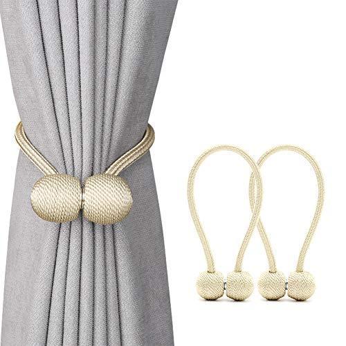 SOL HOME® 2pcs Magnetic Curtain Tie Back 47cm x 2pcs / Window Curtain Rope / Window Curtain Tiebacks Tie Backs by SOL Home ® (Curtains and Accessories)