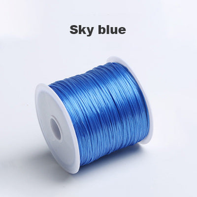1roll /50m /0.5mm Elastic Cord Bracelet String for Jewelry DIY Handicrafts By SOL Home ® (DIY)