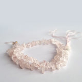 Rose Quartz Bracelet Collection #5. 100% genuine natural gemstone jewellery with Certificate of Authenticity by SOL Home ® (Feng Shui)