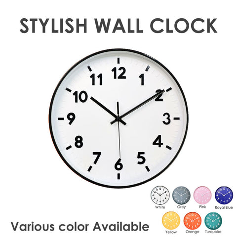 30cm/12 inch - Super Silent Wall Clock By ShopOnlineLah (Home and Living)