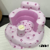 Inflatable Baby Sofa Chair Lounger Seat Pool Training Bathing Portable Easy to Store