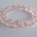 Rose Quartz Bracelet Collection #2. 100% genuine natural gemstone jewellery with Certificate of Authenticity by SOL Home ® (Feng Shui)