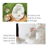 Inflatable Baby Sofa Chair Lounger Seat Pool Training Bathing Portable Easy to Store