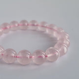 Rose Quartz Bracelet Collection #3. 100% genuine natural gemstone jewellery with Certificate of Authenticity by SOL Home ® (Feng Shui)