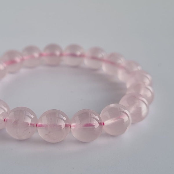 Rose Quartz Bracelet Collection #3. 100% genuine natural gemstone jewellery with Certificate of Authenticity by SOL Home ® (Feng Shui)