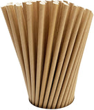 Food Grade Paper Straws Biogradable Disposible Paper Straws x 100pcs. Plastic Straw Alternative. Environment friendly. by SOL Home ® (Kitchen)