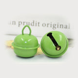 2pcs Colourful Bells. 22x18mm DIY christmas craft jingle. Big bells for DIY bracelet anklets pet necklace identification