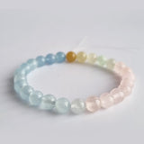[NEW] Morganite bracelet series. 100% natural gemstone with Certificate of Authenticity by Shoponlinelah (Feng Shui)