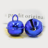 2pcs Colourful Bells. 22x18mm DIY christmas craft jingle. Big bells for DIY bracelet anklets pet necklace identification