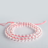 Rose Quartz Bracelet Collection #5. 100% genuine natural gemstone jewellery with Certificate of Authenticity by SOL Home ® (Feng Shui)