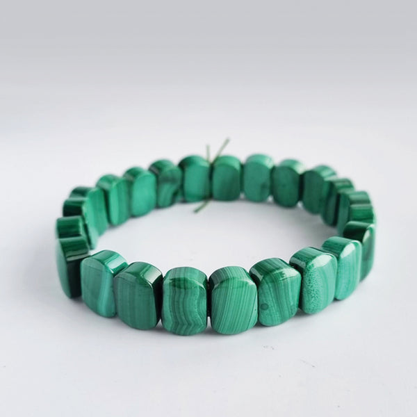 Malachite Bracelets and Pendants. 100% Natural Crystal Gemstone Collection with Certificate of Authenticity by SOL Home ® (Feng Shui)