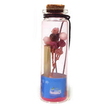 Multi-Crystal Gemstone Mini Lucky Tree in a Bottle. Good luck fengshui ornament by SOL Home ® (Feng Shui)