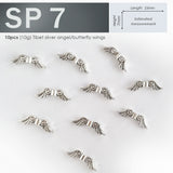 10g Tibet Silver Angel Wings Bead Spacer for DIY, charm and accessories