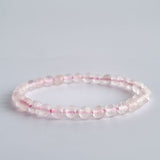 Rose Quartz Bracelet Collection #2. 100% genuine natural gemstone jewellery with Certificate of Authenticity by SOL Home ® (Feng Shui)