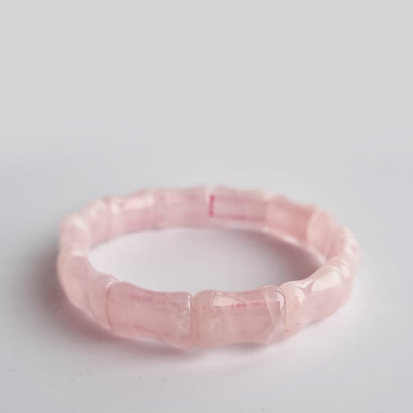 Rose Quartz Bracelet Collection #4. 100% genuine natural gemstone jewellery with Certificate of Authenticity by SOL Home ® (Feng Shui)