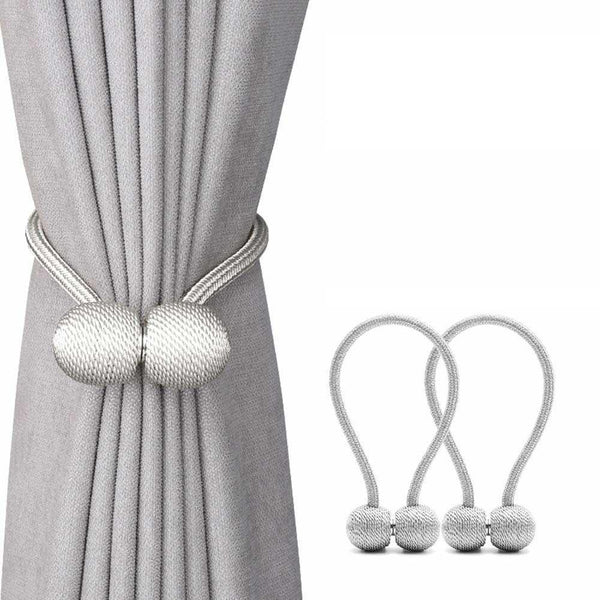 SOL HOME® 2pcs Magnetic Curtain Tie Back 47cm x 2pcs / Window Curtain Rope / Window Curtain Tiebacks Tie Backs by SOL Home ® (Curtains and Accessories)