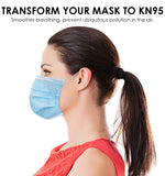 5pcs Adult 3D Mask Bracket For Surgical Mask Anti Humid, Enhance Breathing prevent suffocation, prevent pimples & skin irritation & glasses from fogging up Washable & Reusable by SOL Home ® (Health and Beauty)