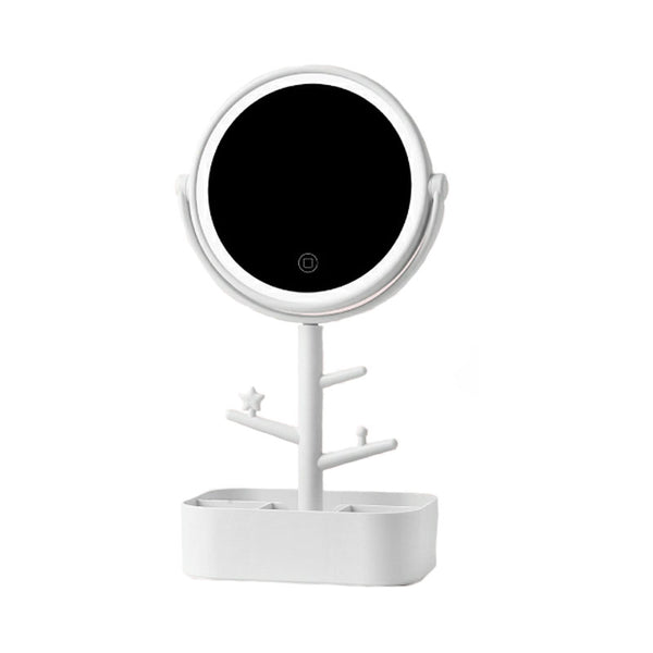 Make Up Mirror Stand And Storage Tray With LED Light By SOL Home ® (Furniture)
