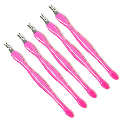 5pcs Dead Skin Remover Cutter Nail Cuticle Pusher Stainless Steel Nipper Nail Gel Polish Manicure Tools Nail Care Accessories