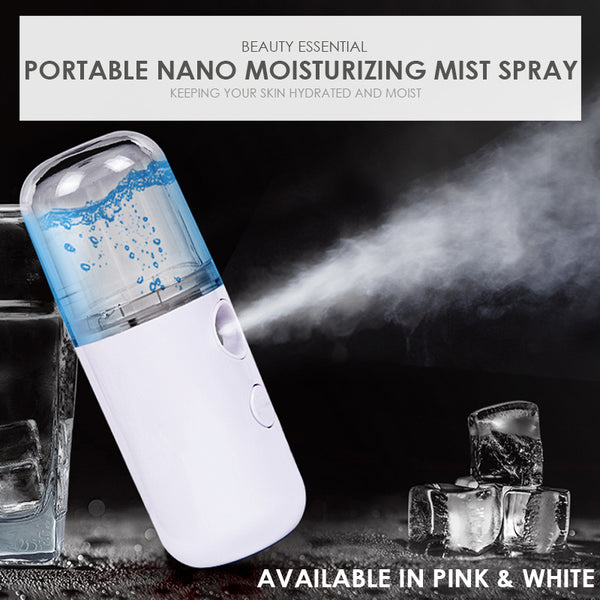 Rechargeable Portable Nano Facial Moisturizing Mist Spray by SOL Home ®    (Health and Beauty)
