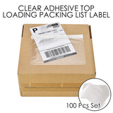 Clear Adhesive Top Loading Packing List Shipping Label Envelopes by SOL Home ® (Ecommerce Supplies)