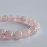 Rose Quartz Bracelet Collection #1. 100% genuine natural gemstone jewellery with Certificate of Authenticity by SOL Home ® (Feng Shui)