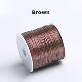 1roll /50m /0.5mm Elastic Cord Bracelet String for Jewelry DIY Handicrafts By SOL Home ® (DIY)