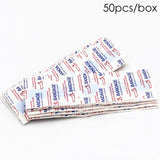 Sterile PU Waterproof Membrane Adhesive bandages Band Aid - 38mm x 38mm x50pcs by SOL Home ® (Medical Supplies)