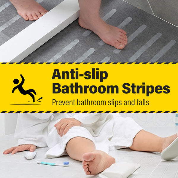 30 pcs Anti Slip Bathroom Stripes By ShopOnlineLah.com (Toilet)